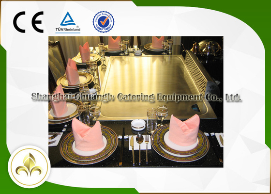 satın al Teppanyaki Izgara Masasında Havalandırma Sistemi Düşüşü Yüksek Verimlilik 7 Koltuk Kapasitesi online manufacture