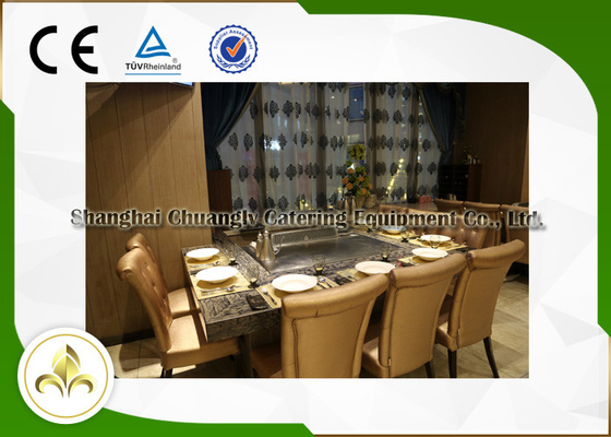satın al Özel Teppanyaki Hibachi Grill Ekipmanları Elektrostatik Duman Arıtıcı Dahili 8 Koltuk online manufacture