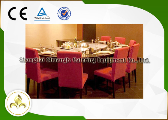 satın al Havalandırma Sistemli 10 Koltuklu Daire İndüksiyon / Elektrikli Teppanyaki Izgara Masası online manufacture