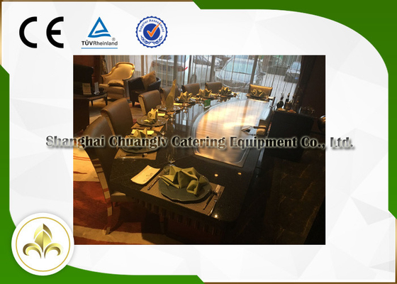 satın al Restoran Kapalı Teppanyaki Grill Gaz Sığır Koyun Eti Tavuk için 10 Koltuk Kapasitesi online manufacture