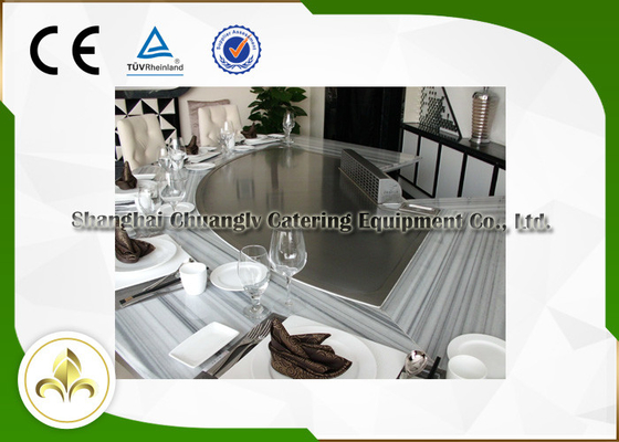 satın al İndüksiyon / Elektrikli Teppanyaki Izgara Masası online manufacture