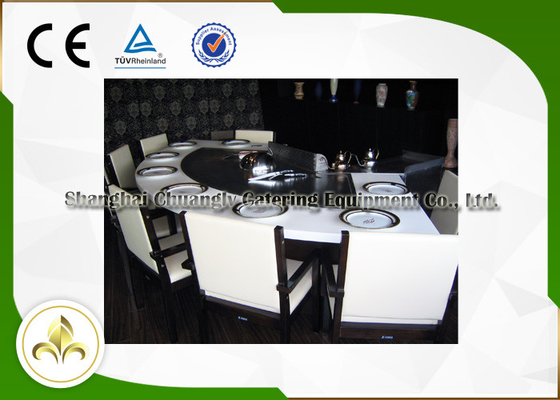 satın al Duman Çöktürücü Elektrikli Düz Üst Kalbur Açık Barbekü Ticari Hibachi Grill online manufacture