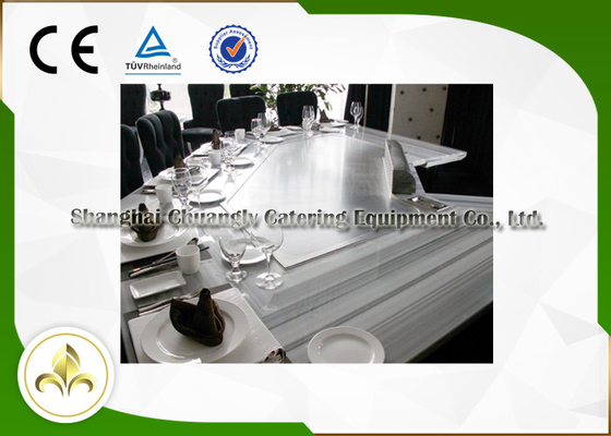 satın al Özel Japon Teppanyaki Grill İndüksiyon / Elektrikli Hibachi Ocak Dahili Hava Üfleyici online manufacture
