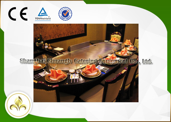 satın al Paslanmaz Çelik Kapalı Teppanyaki Grill Duman Çöktürücülü On Koltuk online manufacture