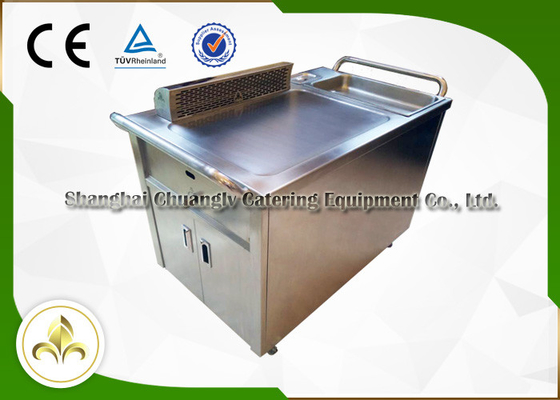 satın al Egzoz / Duman Çöktürücülü Özel Barbekü Mobil Mutfak Teppanyaki Grill online manufacture