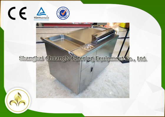 satın al S/S Barbekü Mobil Teppanyaki Grill Dış Mekan Düz Üst Kalbur Yüksek Verimlilik online manufacture