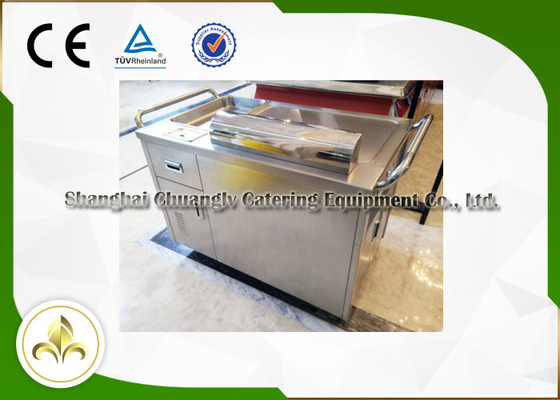 satın al Sığır Koyun Eti Tavuk Balığı için Mobil Japon Hibachi Masa Teppanyaki Elektrikli Izgara online manufacture