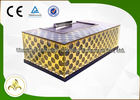 satın al Otel / Yemek Plaza İçin Özel Olarak Tasarlanmış İç Mekan Dış Mekan Teppanyaki Hibachi Grill online manufacture