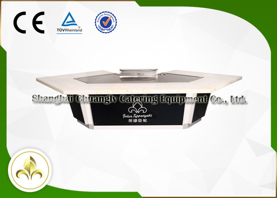 satın al Kavramsal Tasarım Teppanyaki Hibachi Grill Japon Yemek Masası Köprü Şekli online manufacture