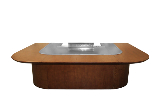 satın al Tonozlu Elektrikli Teppanyaki Izgara / 304 paslanmaz çelik Teppanyaki Masa online manufacture