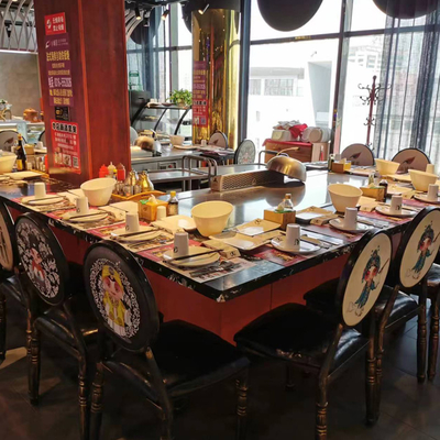 satın al 7 - 10 Koltuk Düzgen Teppanyaki ızgara masası Uzun kullanım süresi online manufacture