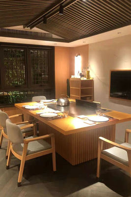 satın al GREENARK Teppanyaki ızgara masası İndüksiyon duman aşağı egzoz ızgara online manufacture