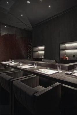 satın al Özel Dekorasyonlu Büyük Restoran Dikdörtgen Teppanyaki Izgara Masası online manufacture
