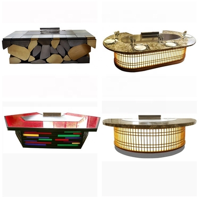 satın al Yüksek Kalite Özgür Durumlu Gaz Teppanyaki Grill Düz Grill Yüzey Sıcaklık Aralığı 50-300C online manufacture
