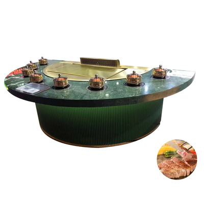 satın al Özel Dekorasyon Mobilya Restoran Hibachi Grill Düz Yüzey Pişirme online manufacture