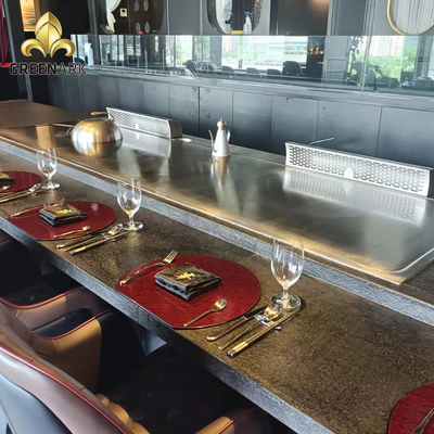 Kalite  Commercial Hibachi Grill with Custom Flat Alloy Steel Surface fabrika