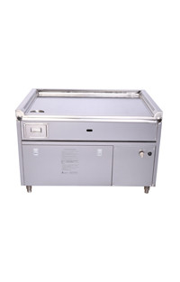 satın al Özel Alaşımlı Çelik Gaz Teppanyaki Restoran Otel için ızgara masası online manufacture