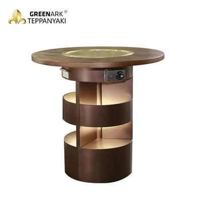 satın al GREENARK Küçük Elektrikli Bakır Teppanyaki Grill Masası online manufacture