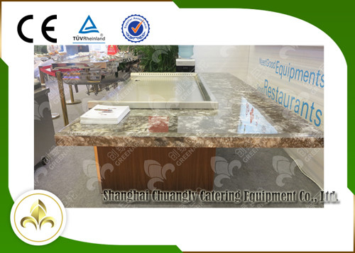 satın al Ev için Dikdörtgen Şekil Üst Duman Tükenme Elektrikli Teppanyaki Grill online manufacture