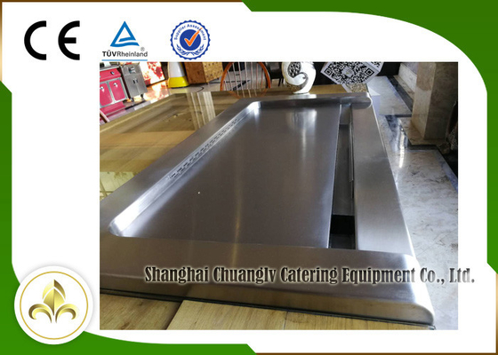 satın al Ev İçin Paslanmaz Çelik ve Özel Alaşımlı Çelik Elektrikli Teppanyaki Grill online manufacture