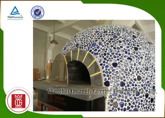 satın al Ticari Napoli Tarzı İtalya Pizza Fırını Gazlı Isıtma Doğal Lav Kayası online manufacture