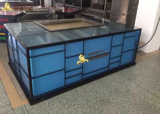satın al Otel / Restoran için 1200mm Elektrikli Isıtma Japon Teppanyaki Izgara Masası online manufacture