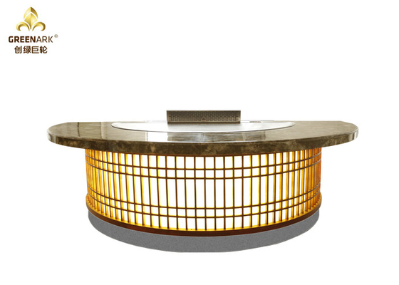 satın al Paslanmaz Çelik ızgara ızgara Teppanyaki Masa Akıllı Kontrol Paneli, Yarım Daire Ticari Mutfak Ekipmanı online manufacture