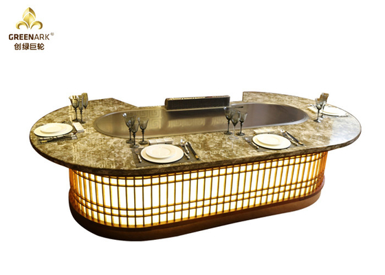 satın al Sığır Koyun Eti Tavuk İçin Hibachi Grill Oval Şeklinde Yerleşik Kapalı Ticari Kalbur Plakası online manufacture