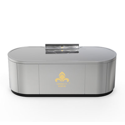 satın al Oval Teppanyaki Grill Tablosu boyut ve duman egzoz yöntemiyle özelleştirilebilir (gereksinimlere göre)hibachi ızgara online manufacture