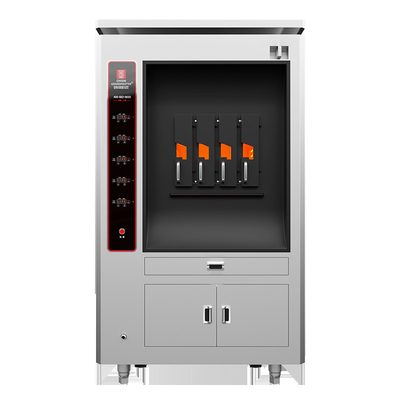 satın al Tek katmanlı elektrikli balık ızgarası 6 bölme bir seferde 6 balık BBQ ızgara fırını ekipman Çevrimiçi üretim