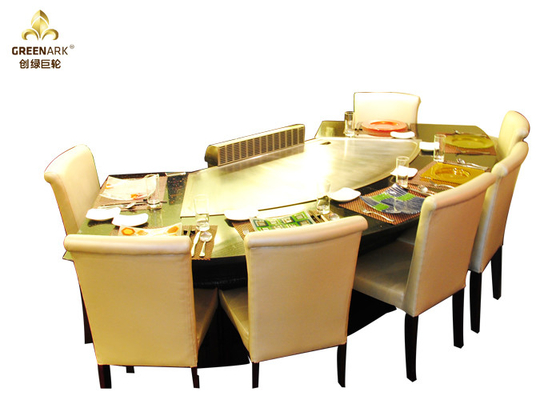 satın al Food Plaza / Büfe Araba Teppanyaki Masa Izgarası OEM Ahşap Kasa Ambalajı online manufacture