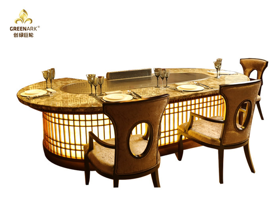 satın al Sipariş Üzerine Üretilen Ticari teppanyaki Izgara Masası, Batık Tükenme ile online manufacture