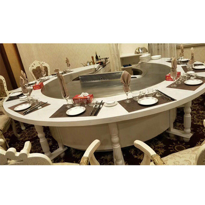 satın al Restoran Temel Yapılandırma için Daire İndüksiyon / Elektrikli Hibachi Izgara Masası Çevrimiçi üretim