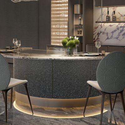 satın al Customized Hibachi Grill Table with 7/8 Seats 600x440mm Heating Area and 2 Years Warranty Çevrimiçi üretim