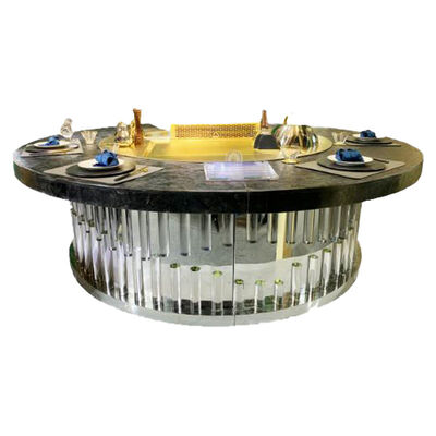 satın al Oteller ve Restoranlar İçin Yuvarlak Mutfak Teppanyaki Izgara Masası Çevrimiçi üretim