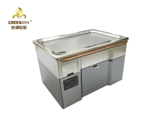 satın al Paslanmaz Çelik Mobil Teppanyaki Grill Elektromanyetik Isıtma Üst Tükenme online manufacture
