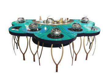 satın al Paslanmaz Çelik Ticari Teppanyaki Izgara Masası Elektrik Borusu İndüksiyon 8KW online manufacture