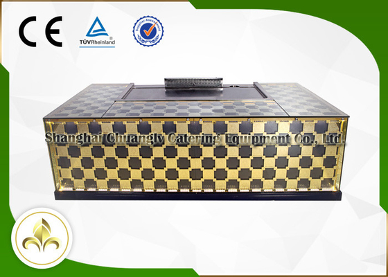 Golden Times Masa Üstü Kalbur Teppan Yaki Grill Paslanmaz Çelik 304 / Alaşımlı Çelik Malzeme