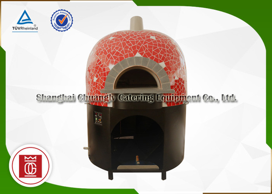 Doğal Lav Kaya Taban Plakalı Konut / Endüstriyel İtalya Pizza Fırını Yuvarlak