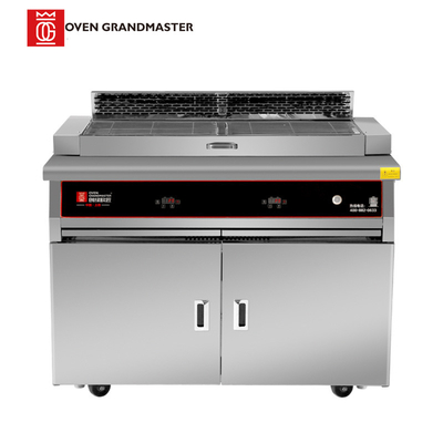 Elektrikli Isıtma Ticari Barbekü Ekipmanları Açılabilir 220V Barbekü Izgarası
