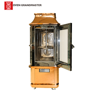 Hot Blast Piliç Izgara Makineleri 17KW Restoran Piliç Çevirme Fırını