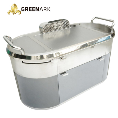 GREENARK Gelişmiş Mobil Teppanyaki Grill Masası - Gaz