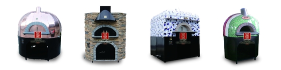 Modern İtalya Pizza Fırını Temizleme Kürekli / Bakır Fırçalı Kubbe
