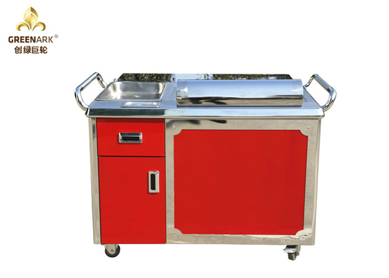 GREENARK Mobil İndirimli Teppanyaki Grill Masası - Gaz