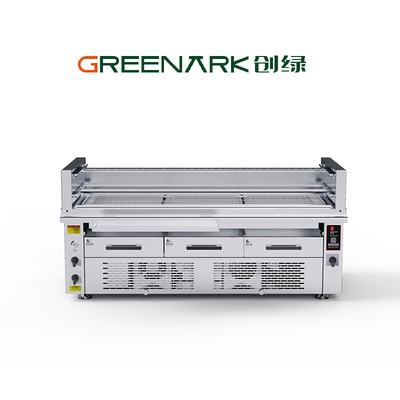 Ticari Elektrikli Grill - 800°C Yüksek Sıcaklık, 3 Bölge
