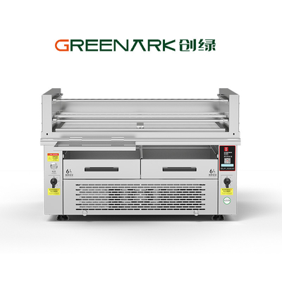 800°C'lik ticari BBQ ızgara.