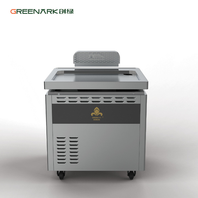 Ticari Mutfak Ekipmanı 4.5KW Çok fonksiyonlu İndüksiyon Düz Fryer Kabine ile Teppanyaki Grill