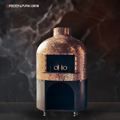 Yuvarlak Ahşap Pizza Fırını Lava Kaya Temelli 1500kg