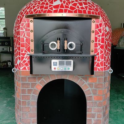 Özel Volkanik Taş Pizza Fırını 500-600°C 15kw Güç