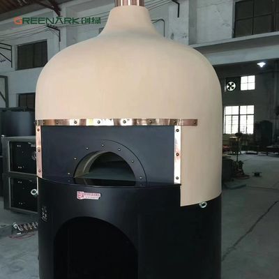 Özel Yapım Pizza Fırını 15kw Volkanik Taşlı 500-600℃